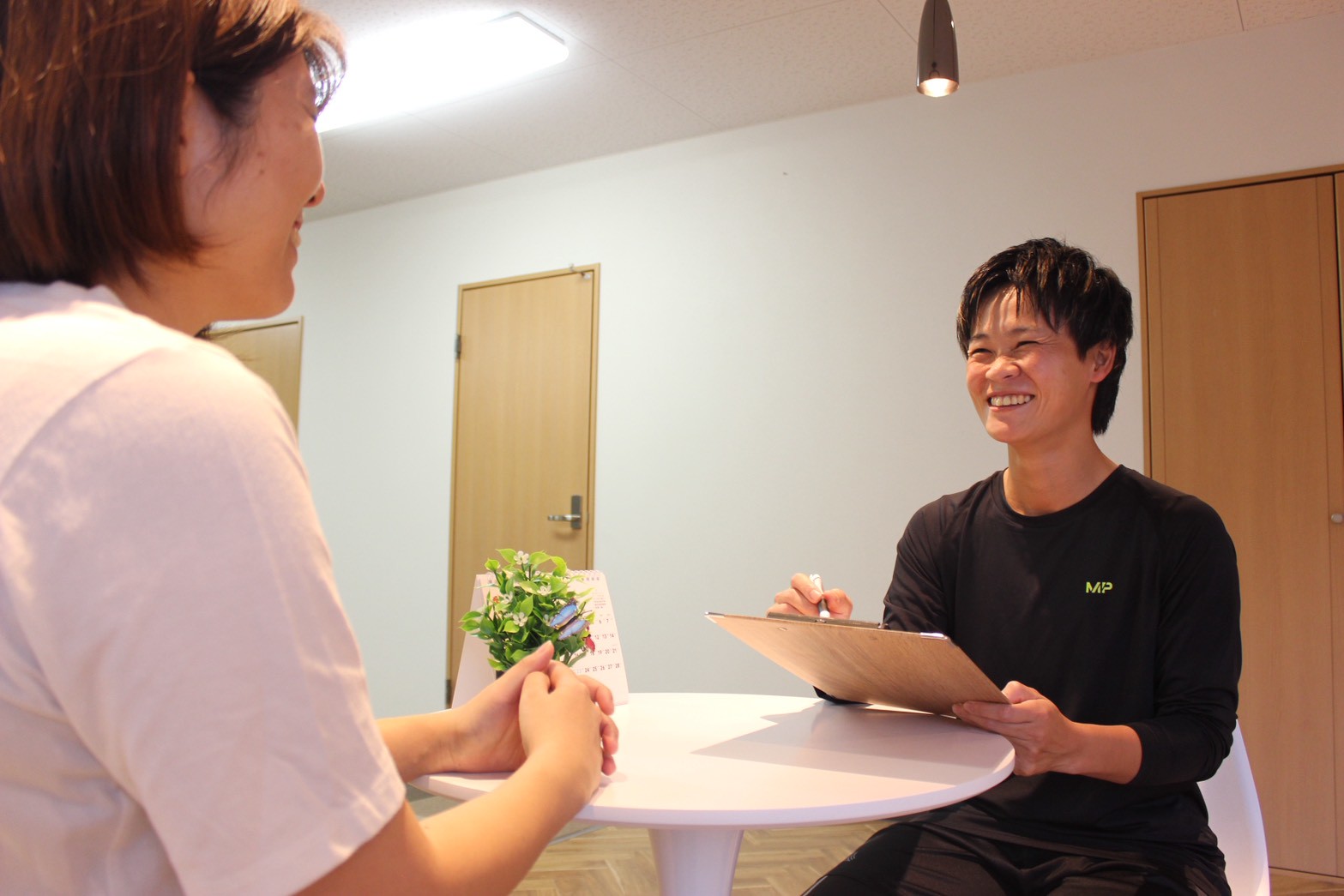 カウンセリング中の写真
